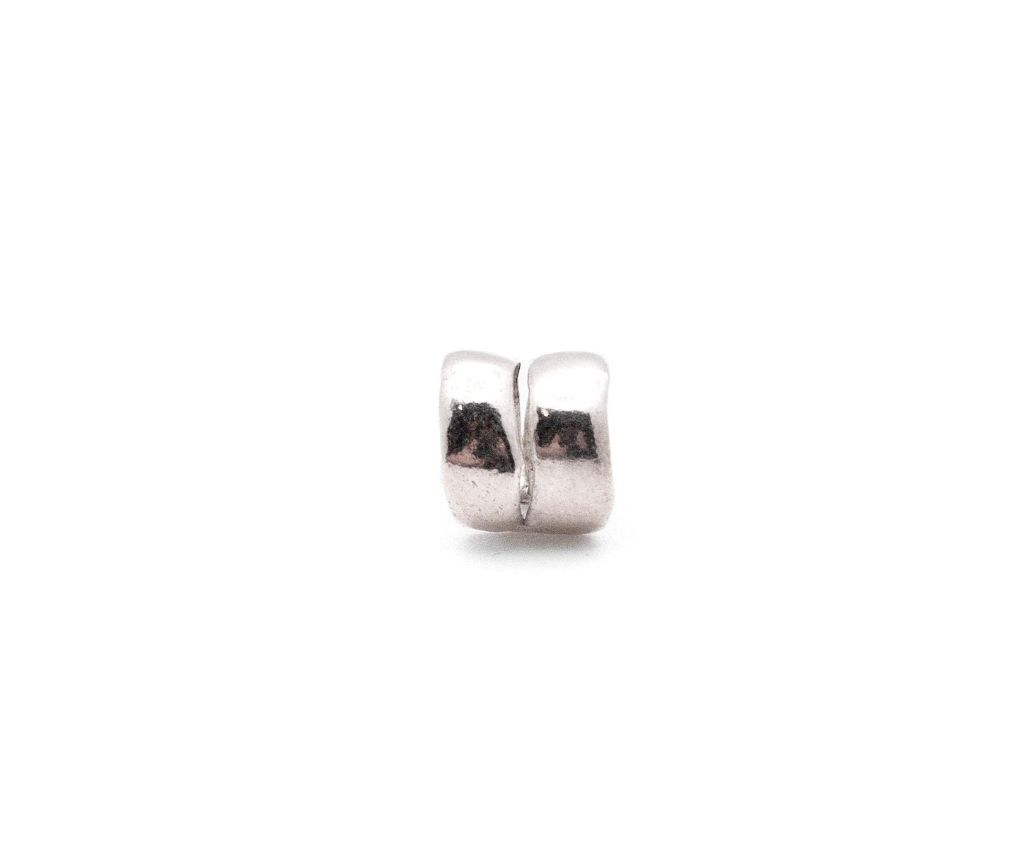 Sterling Silver 925 Cuff Earring Wide Chunky Cartilage Earring
