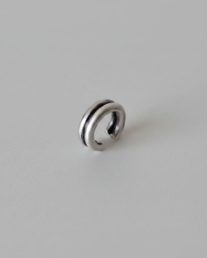 Silver bead on a watercolor background