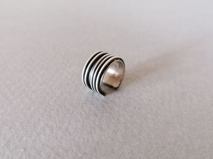 925 Sterling Silver Ear Cuff Earring Handmade Conch Jewelry