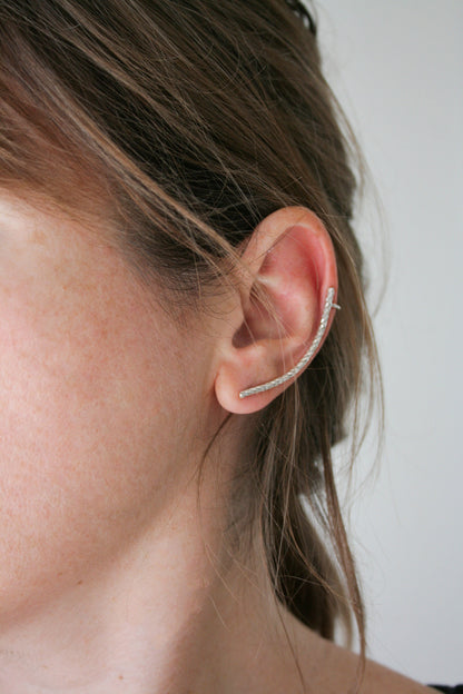 Silver Ear Climber Earring – Sterling Silver