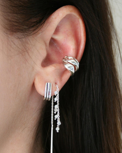 Chunky Irregular Conch Ear Cuff – No Piercing