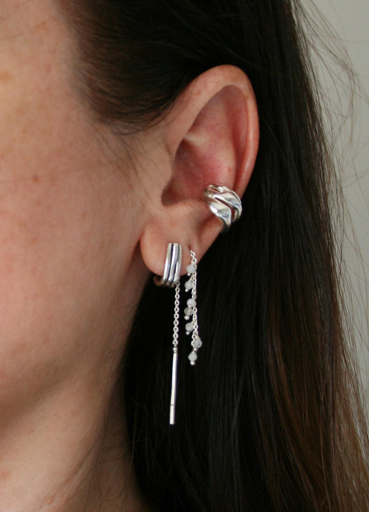 Chunky Irregular Conch Ear Cuff – No Piercing