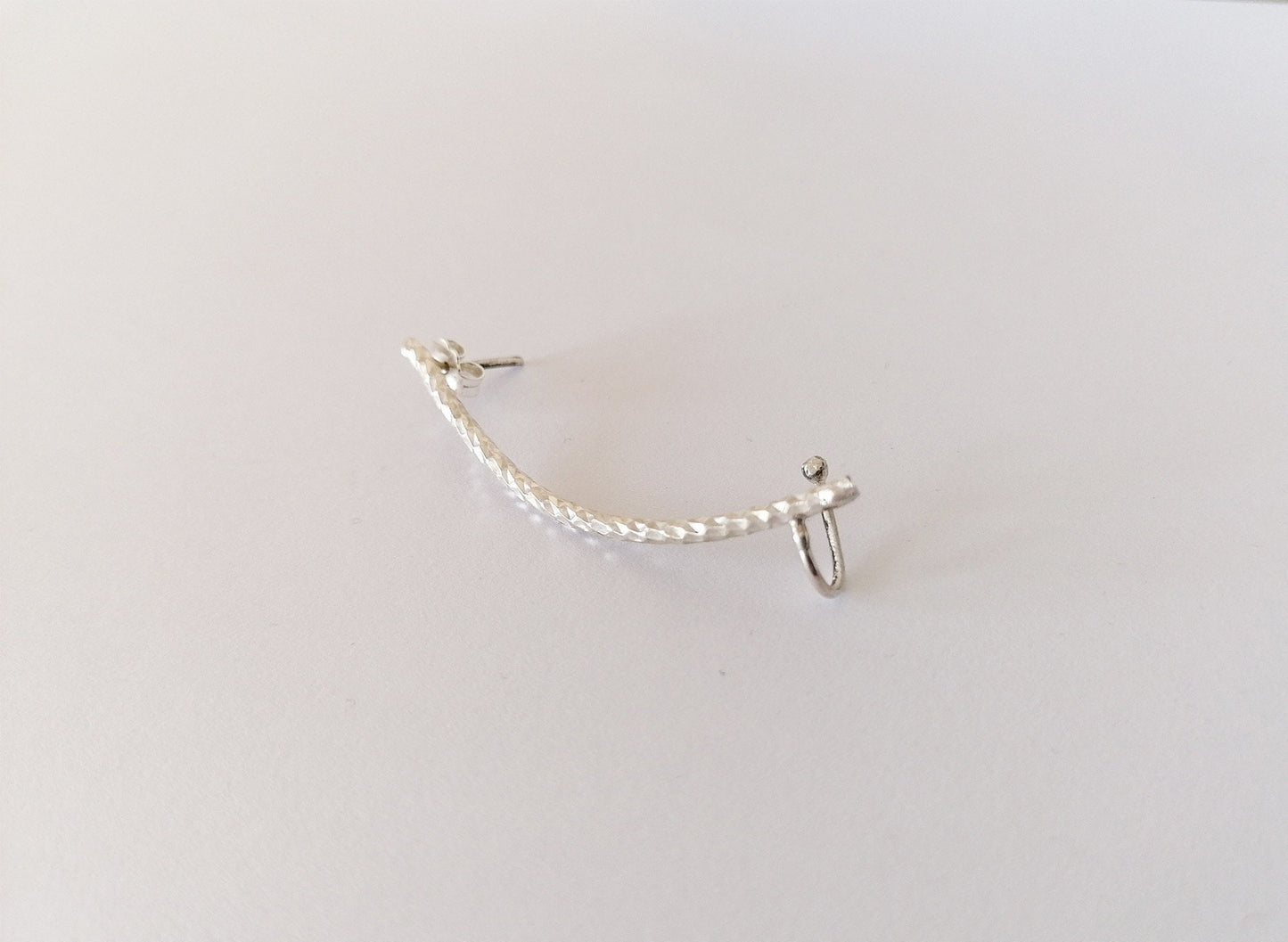 Silver Ear Climber Earring – Sterling Silver