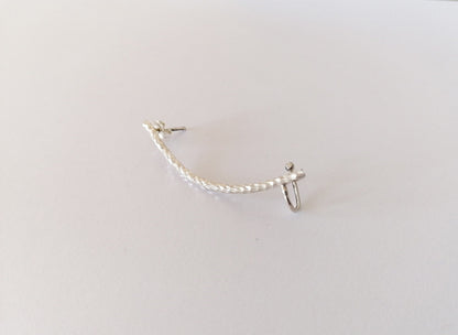 Silver Ear Climber Earring – Sterling Silver