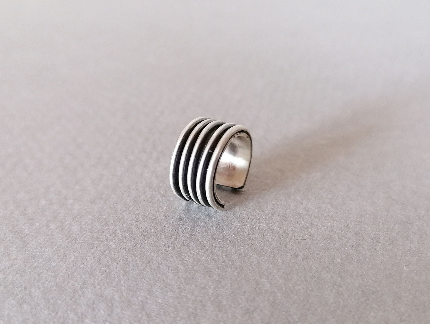 925 Sterling Silver Ear Cuff Earring Handmade Conch Jewelry