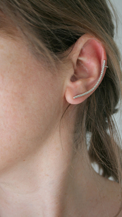 Silver Ear Climber Earring – Sterling Silver