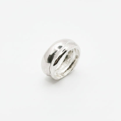 Chunky Wide Sterling Silver Band Ring – Statement 925 Ring