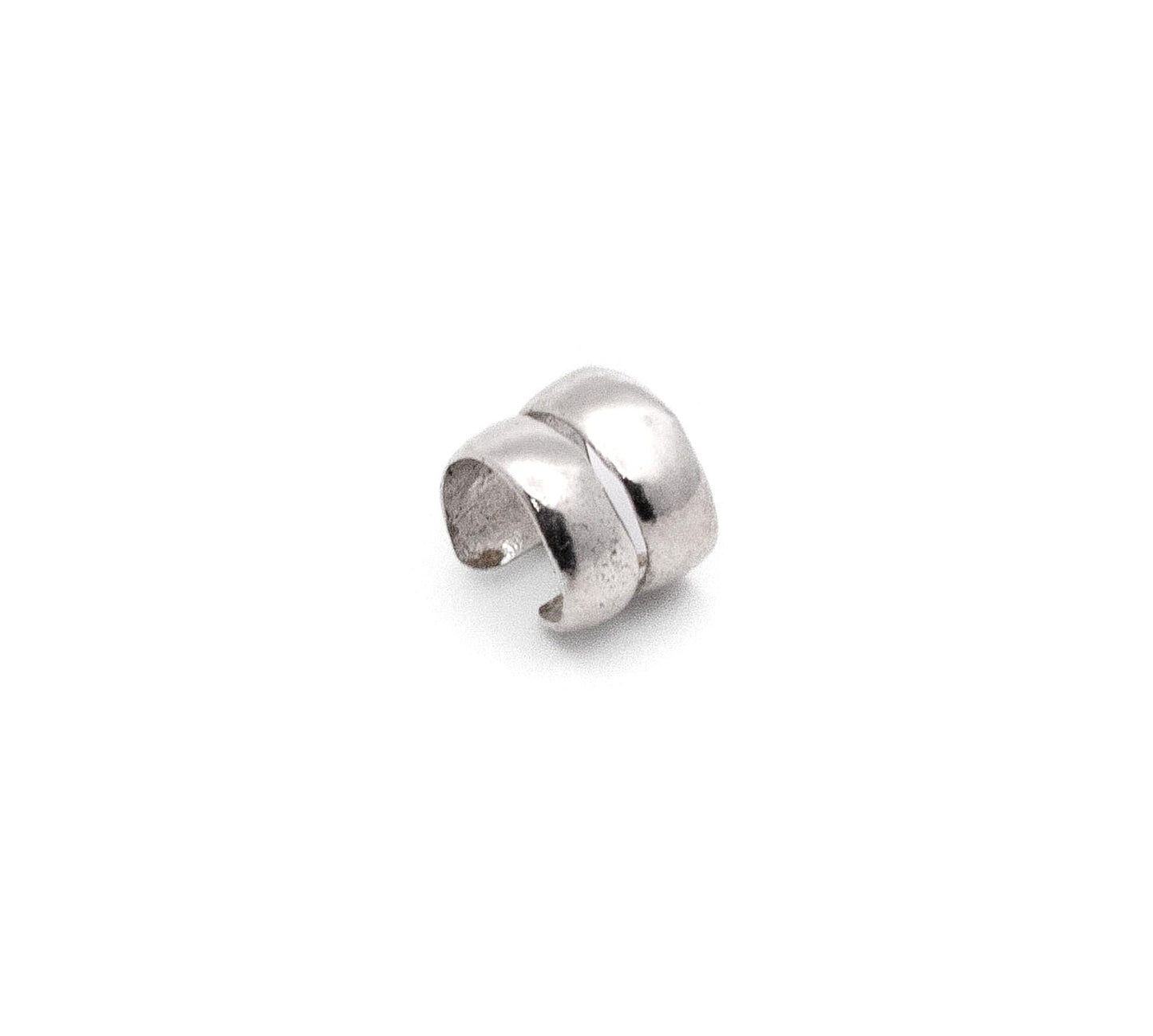 Sterling Silver 925 Cuff Earring Wide Chunky Cartilage Earring